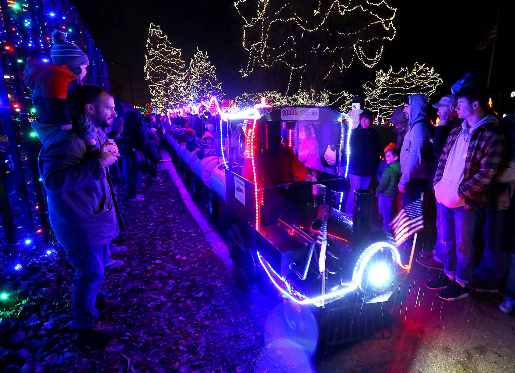 2017 Rotary Lights display in Riverside Park